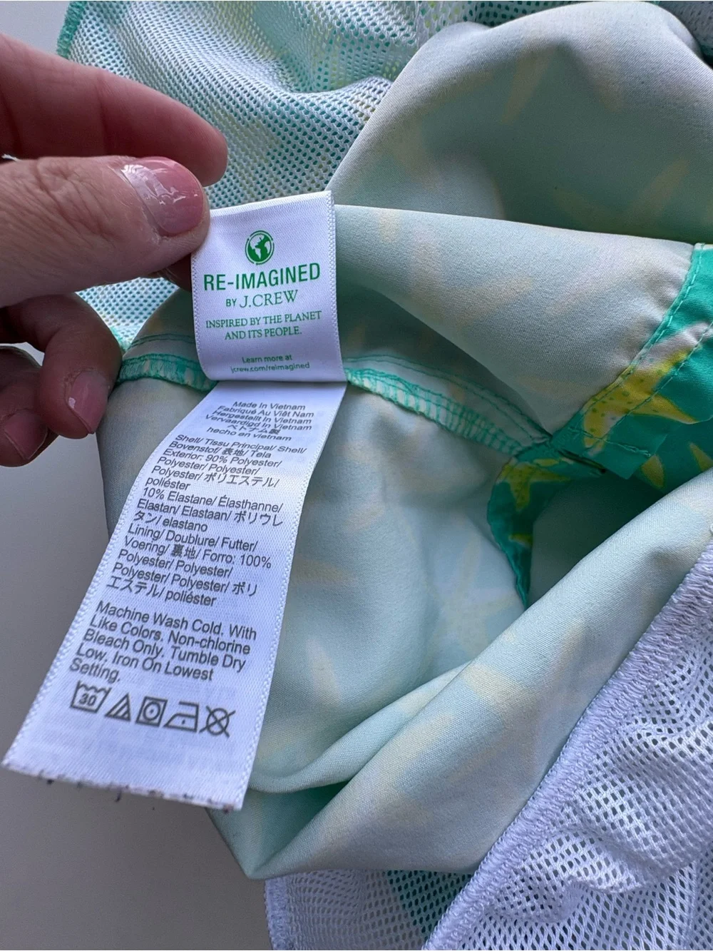 2 Pairs of J Crew Flex Swimwear Mens Size Small